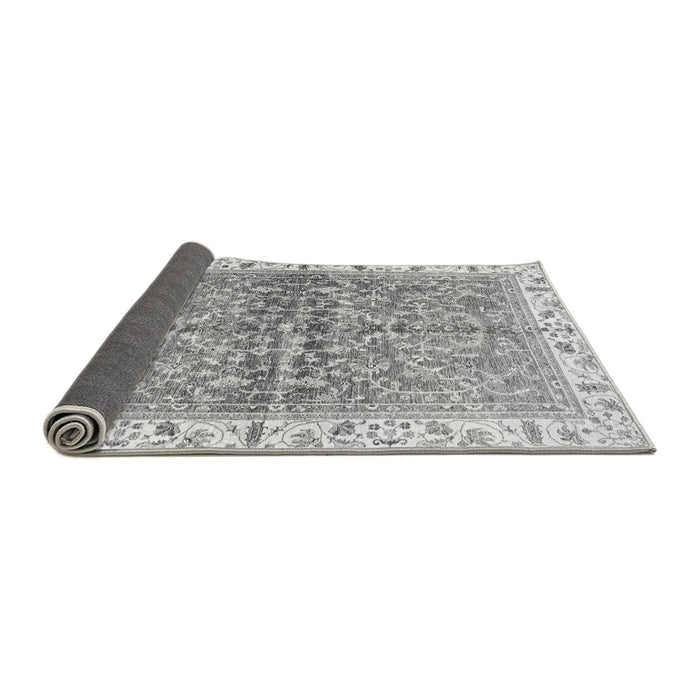 Sideview of Oriental Gray Traditional Rug, abs3190gry