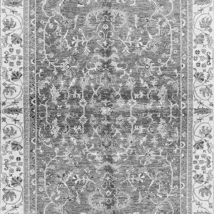 Machine Washable Oriental Gray Traditional Rug, wshabs3190gry
