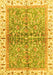 Oriental Yellow Traditional Rug, abs3190yw