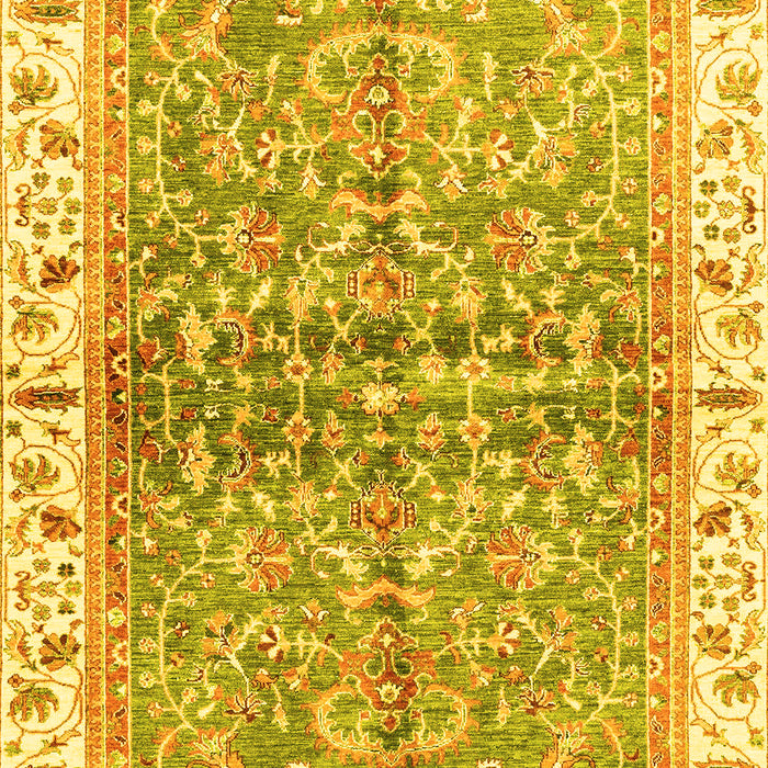 Oriental Yellow Traditional Rug, abs3190yw