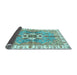 Sideview of Abstract Light Blue Modern Rug, abs3191lblu