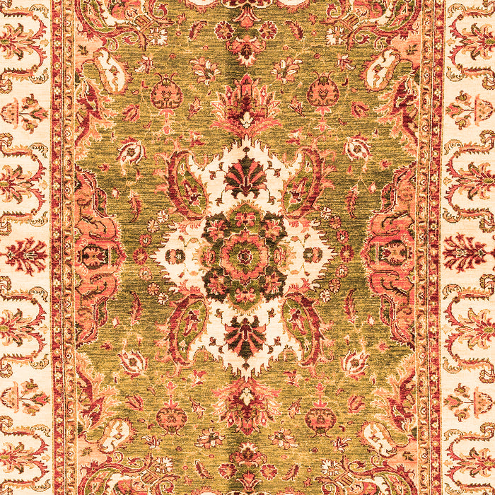 Abstract Orange Modern Rug, abs3191org