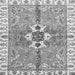 Square Machine Washable Abstract Gray Modern Rug, wshabs3191gry