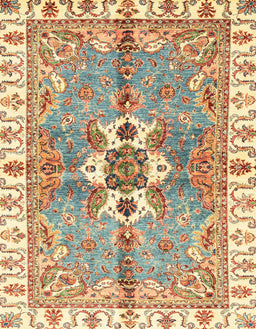 Abstract Red Modern Rug, abs3191