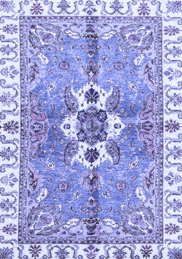 Abstract Blue Modern Rug, abs3191blu