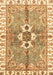 Machine Washable Abstract Brown Modern Rug, wshabs3191brn