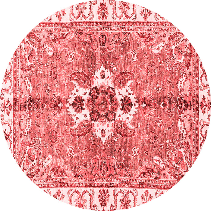 Machine Washable Abstract Red Modern Rug, wshabs3191red