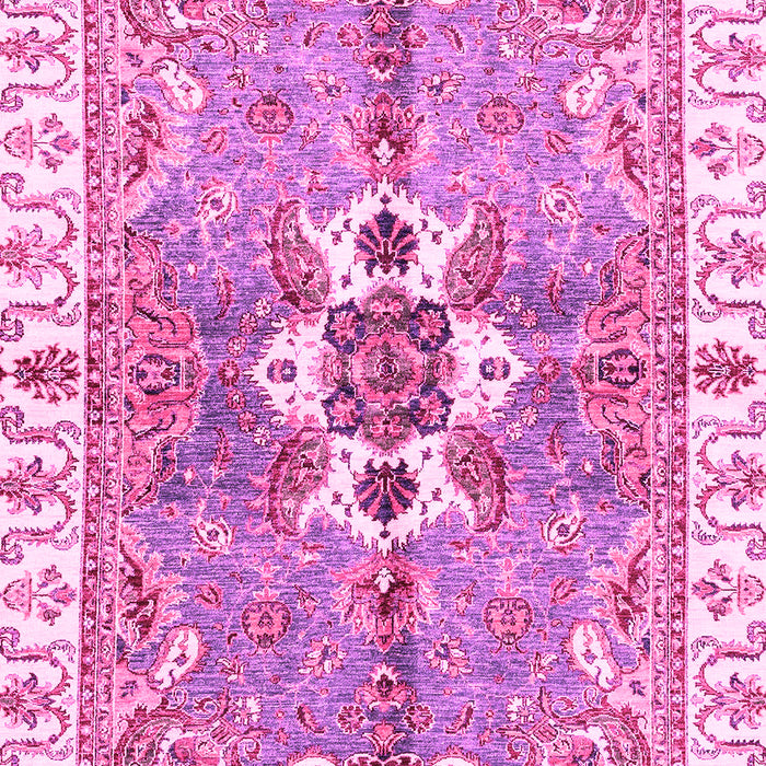 Machine Washable Abstract Pink Modern Rug, wshabs3191pnk