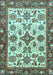 Oriental Light Blue Traditional Rug, abs3192lblu