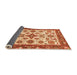 Sideview of Oriental Orange Traditional Rug, abs3192org