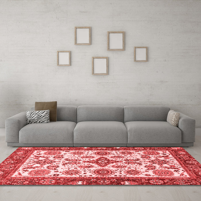 Traditional Red Washable Rugs