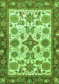 Oriental Green Traditional Rug, abs3192grn