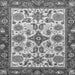 Square Machine Washable Oriental Gray Traditional Rug, wshabs3192gry