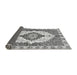 Sideview of Abstract Gray Modern Rug, abs3193gry