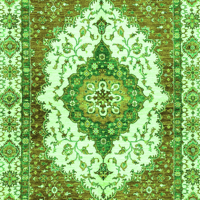 Machine Washable Abstract Green Modern Area Rugs, wshabs3193grn