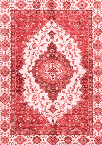 Abstract Red Modern Rug, abs3193red