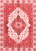 Abstract Red Modern Area Rugs