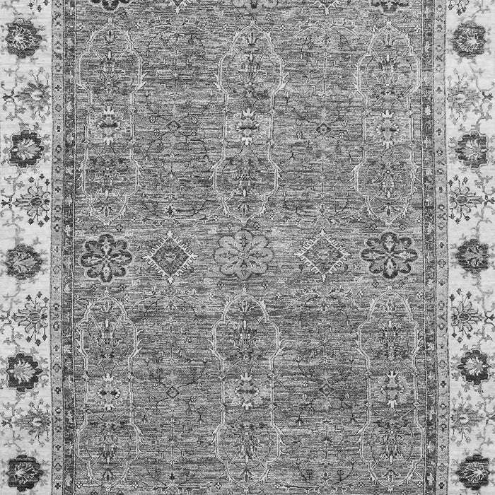 Machine Washable Oriental Gray Traditional Rug, wshabs3194gry