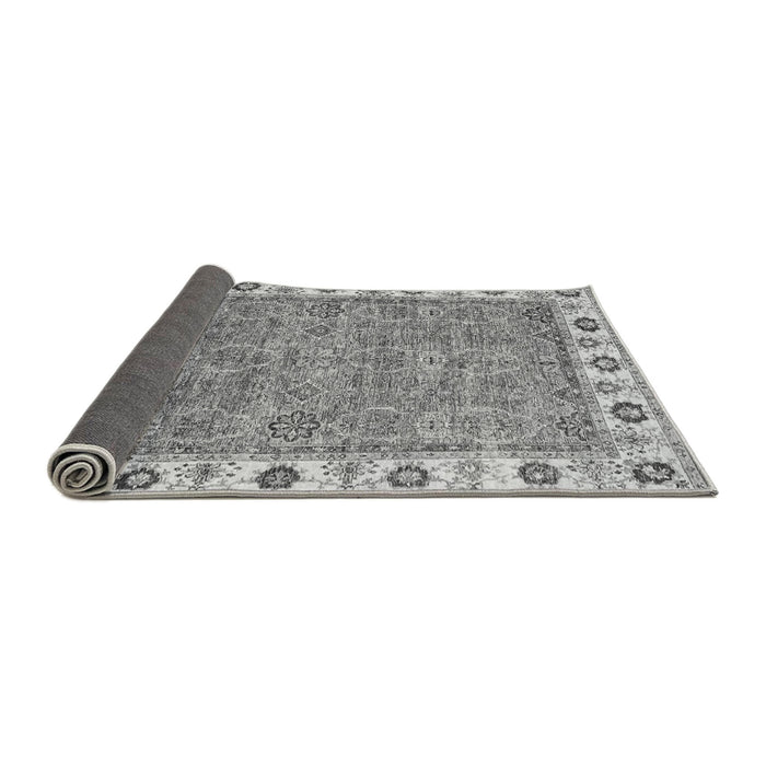 Sideview of Oriental Gray Traditional Rug, abs3194gry