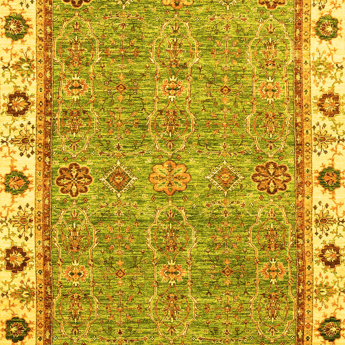 Oriental Yellow Traditional Rug, abs3194yw