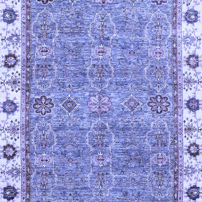 Machine Washable Oriental Blue Traditional Rug, wshabs3194blu