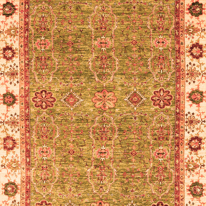 Oriental Orange Traditional Rug, abs3194org