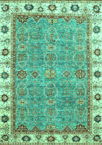 Oriental Turquoise Traditional Rug, abs3194turq