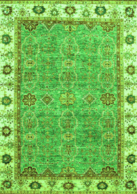 Oriental Green Traditional Rug, abs3194grn