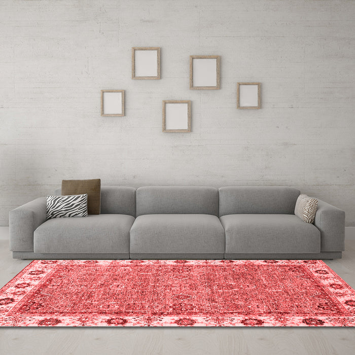Traditional Red Washable Rugs