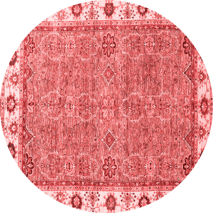 Machine Washable Oriental Red Traditional Rug, wshabs3194red