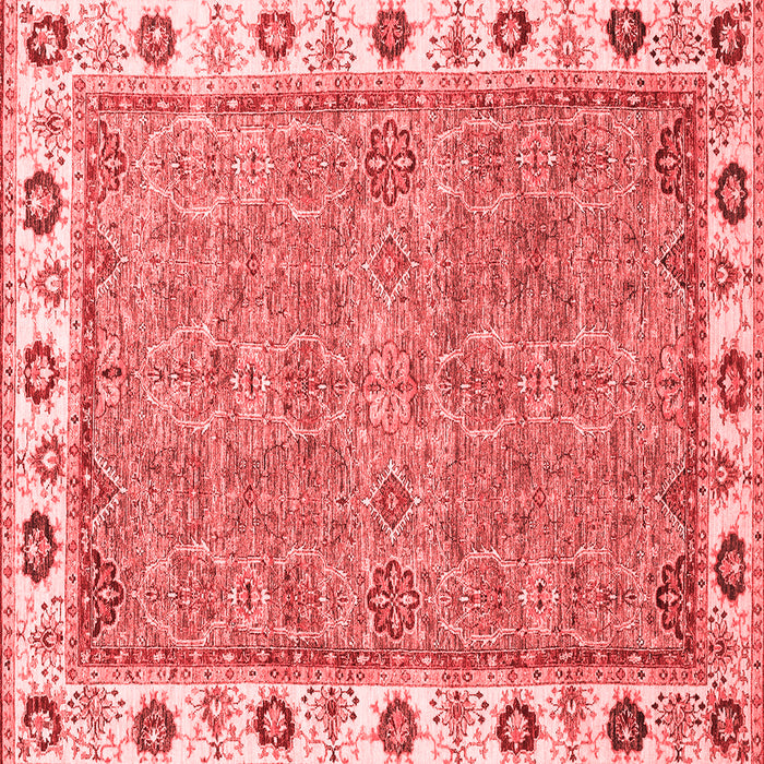 Machine Washable Oriental Red Traditional Rug, wshabs3194red