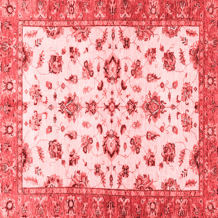 Machine Washable Oriental Red Traditional Rug, wshabs3195red