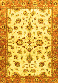 Oriental Yellow Traditional Rug, abs3195yw