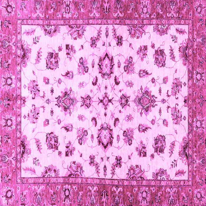 Square Oriental Purple Traditional Rug, abs3195pur