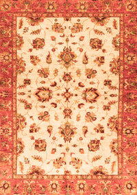 Oriental Orange Traditional Rug, abs3195org