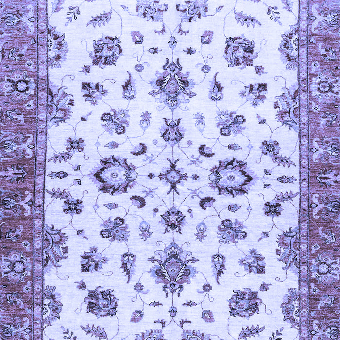 Machine Washable Oriental Blue Traditional Rug, wshabs3195blu