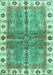 Oriental Turquoise Traditional Rug, abs3196turq