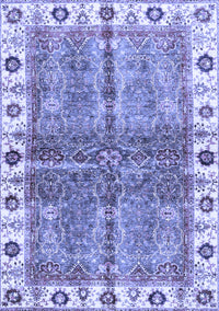 Oriental Blue Traditional Rug, abs3196blu