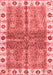 Oriental Red Traditional Area Rugs