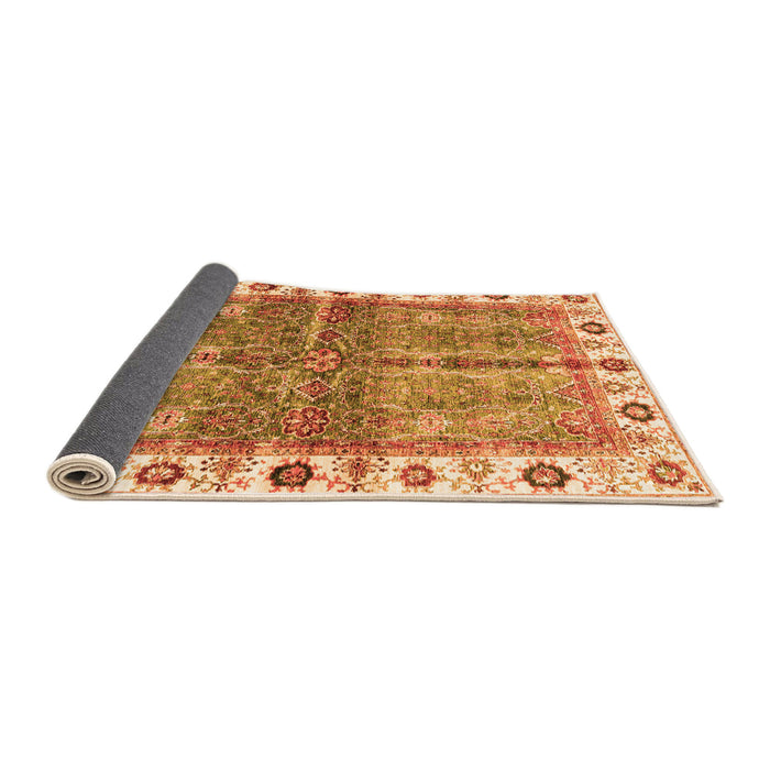 Sideview of Oriental Orange Traditional Rug, abs3196org