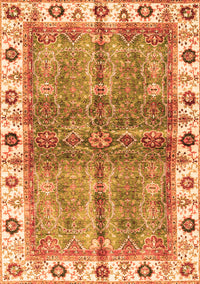 Oriental Orange Traditional Rug, abs3196org