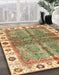 Machine Washable Abstract Red Rug in a Family Room, wshabs3196