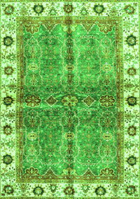 Oriental Green Traditional Rug, abs3196grn