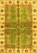 Oriental Yellow Traditional Rug, abs3196yw