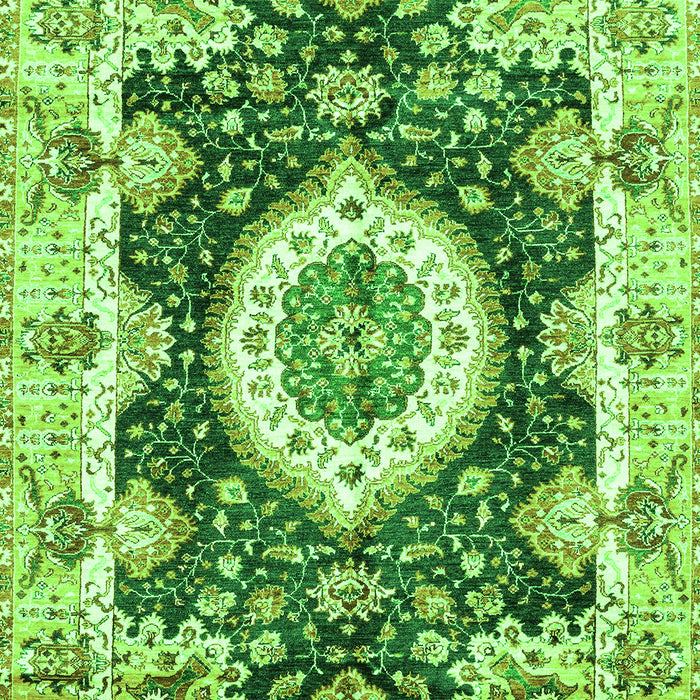 Machine Washable Abstract Green Modern Area Rugs, wshabs3197grn