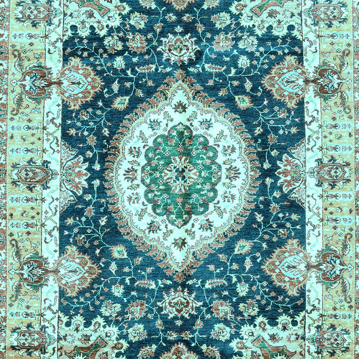 Abstract Light Blue Modern Rug, abs3197lblu