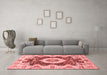 Modern Red Washable Rugs