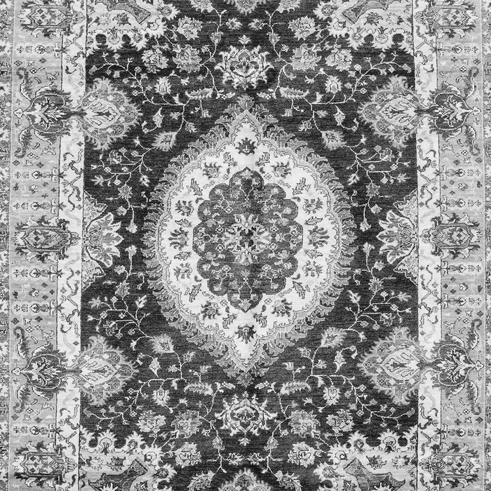 Machine Washable Abstract Gray Modern Rug, wshabs3197gry