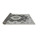 Sideview of Abstract Gray Modern Rug, abs3197gry