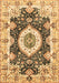 Abstract Brown Modern Rug, abs3197brn